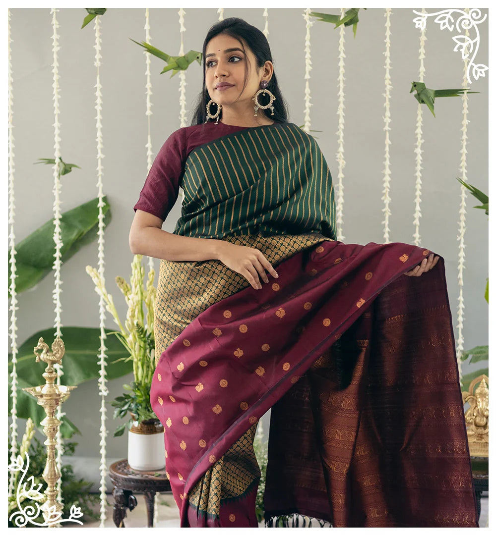 Flower Power: Top 5 Floral Motifs for Kanchipuram Sarees