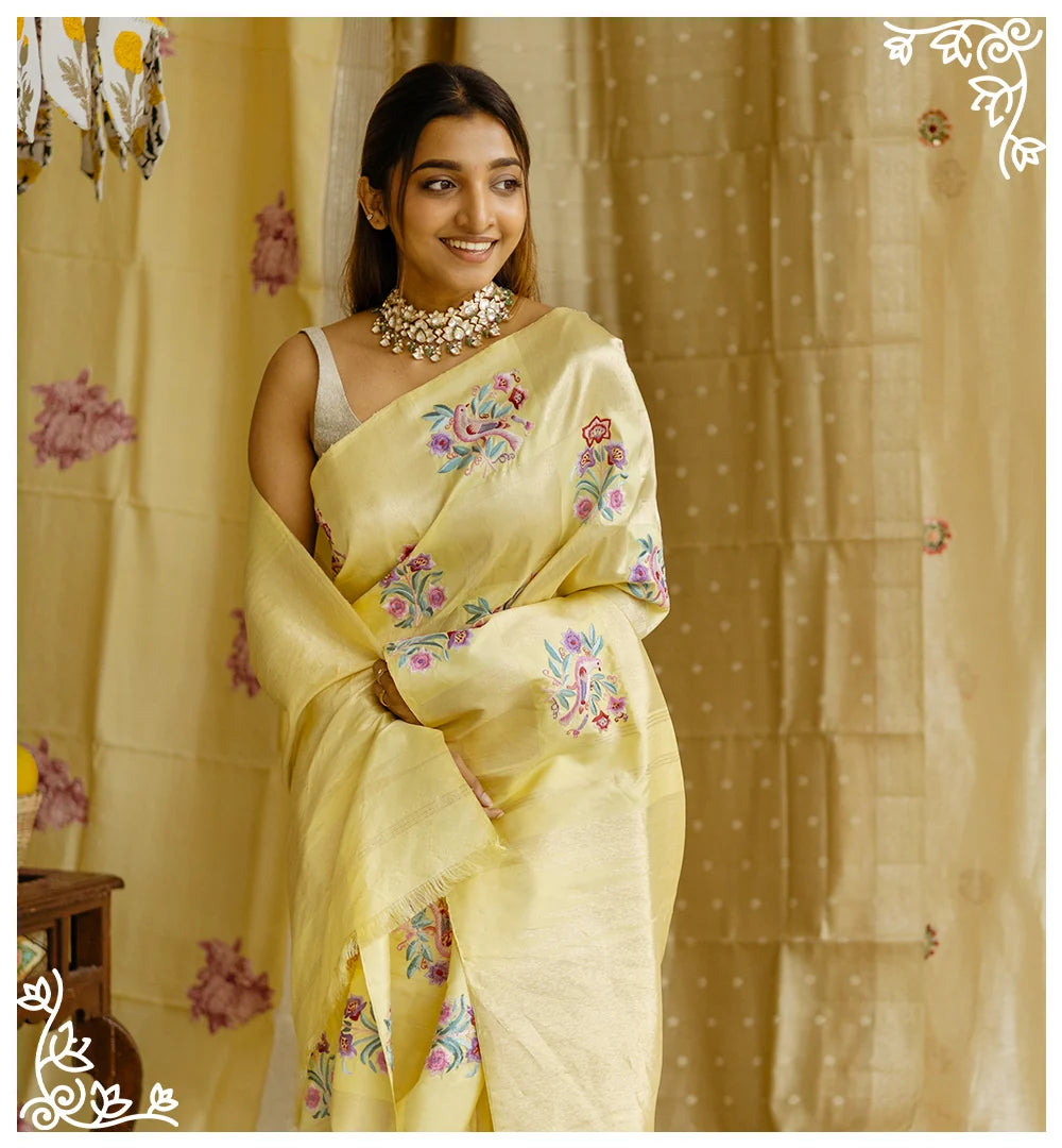 The Summer Bride's Edit: Fusion Kanchipuram Sarees