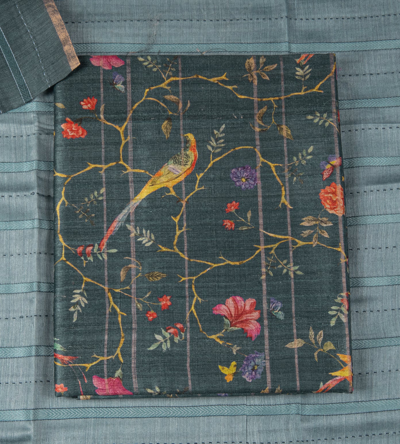 Grey Tussar Salwar
