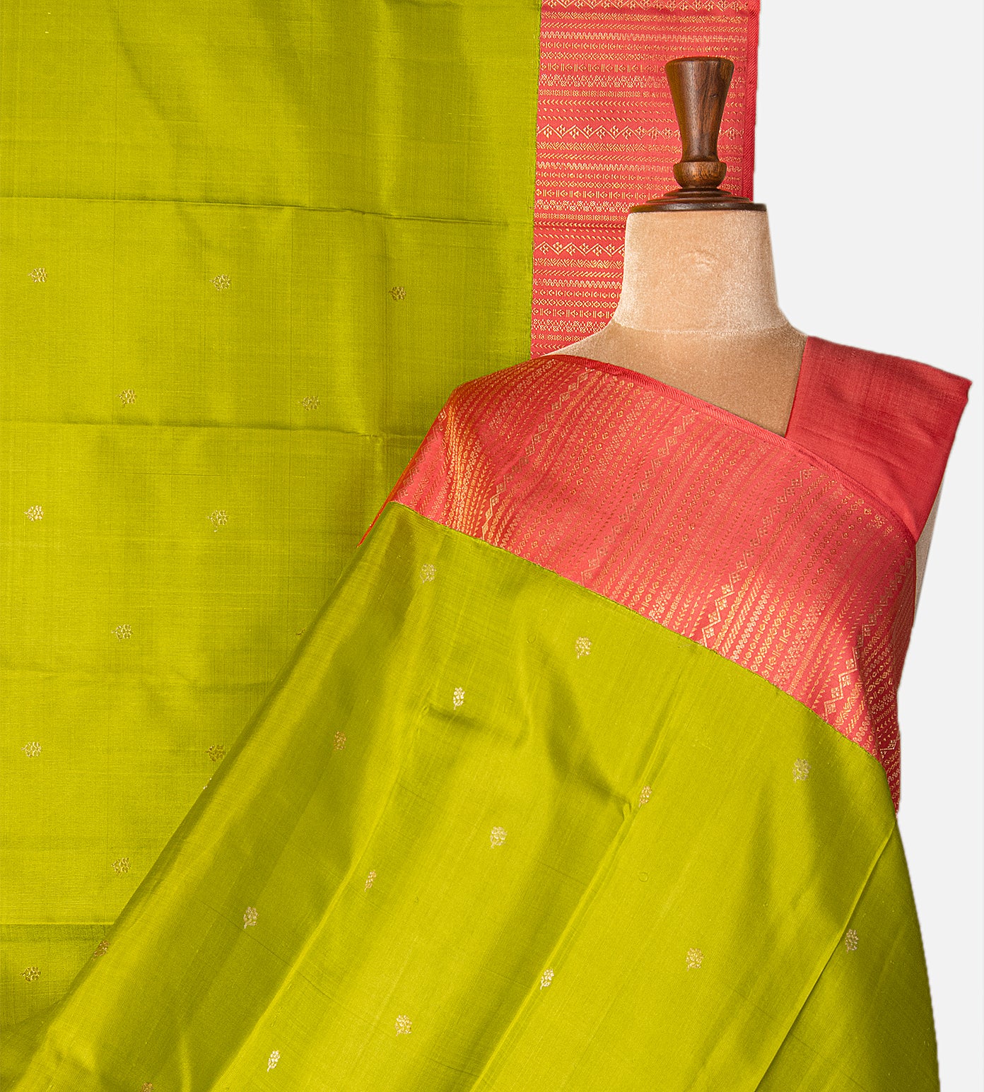 Light Green Kanchipuram Silk Saree