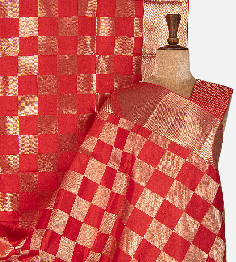 Red Kanchipuram Silk Saree