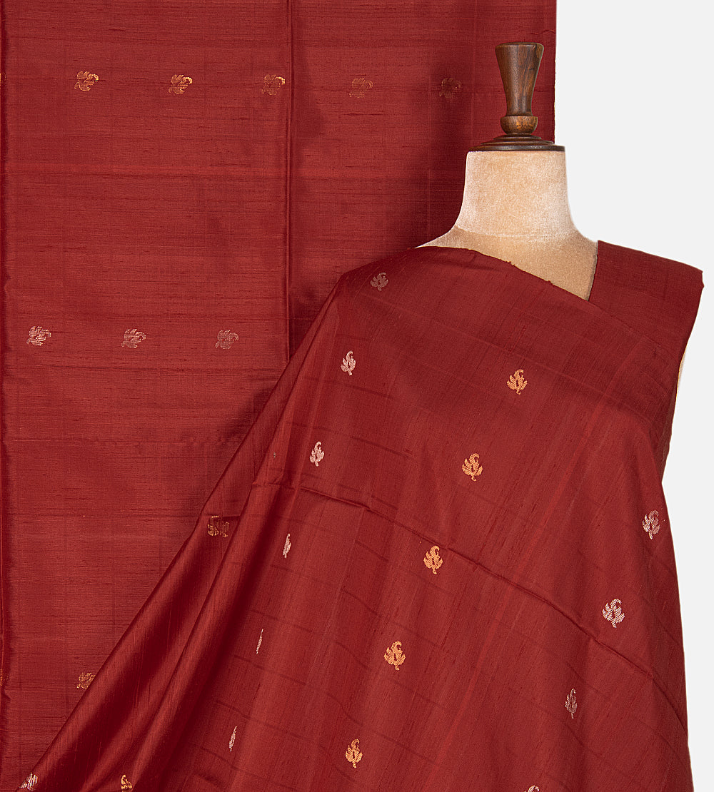 Maroon Soft Silk Saree