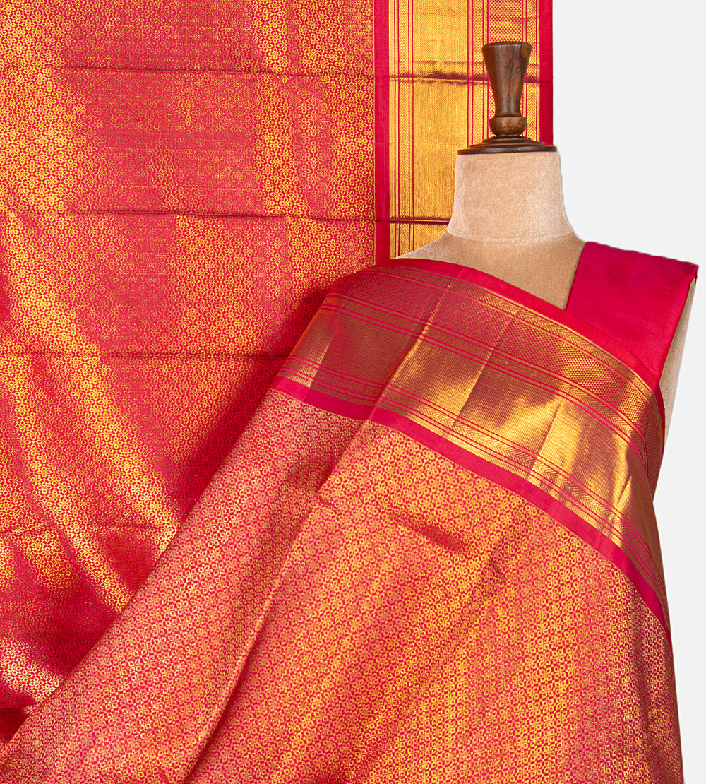 Pink Kanchipuram Silk Saree