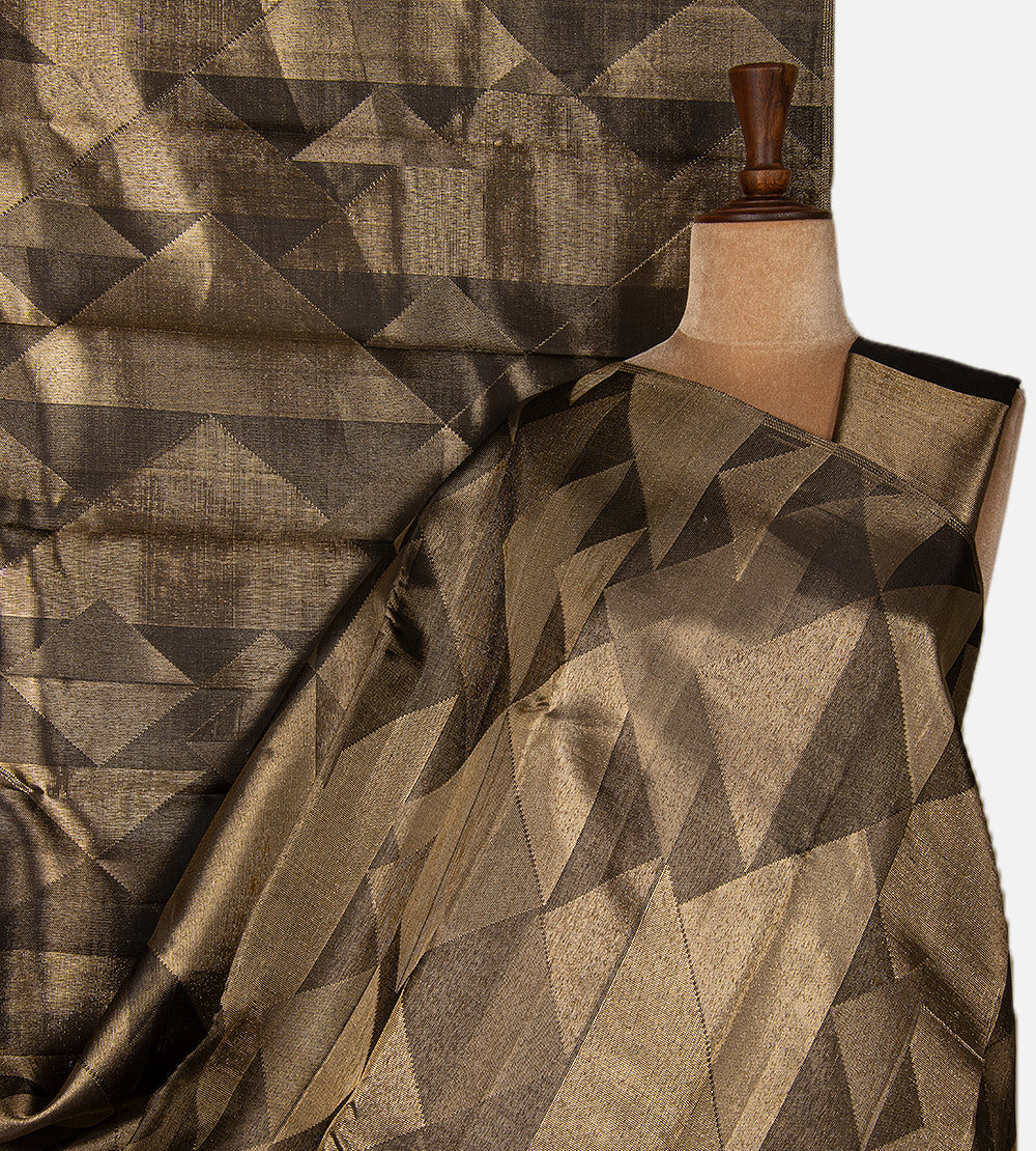 Black Kanchipuram Silk Saree