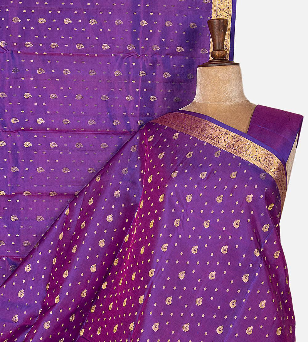 Purple Soft Silk Saree