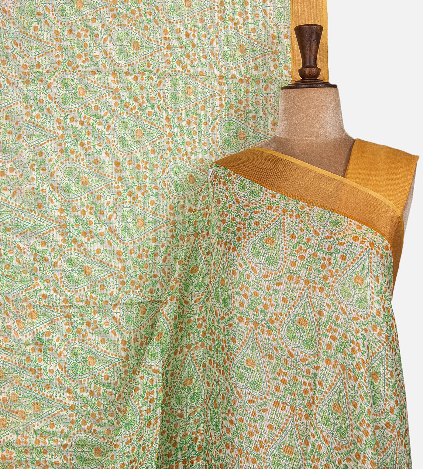 Off-White Kota Cotton Saree