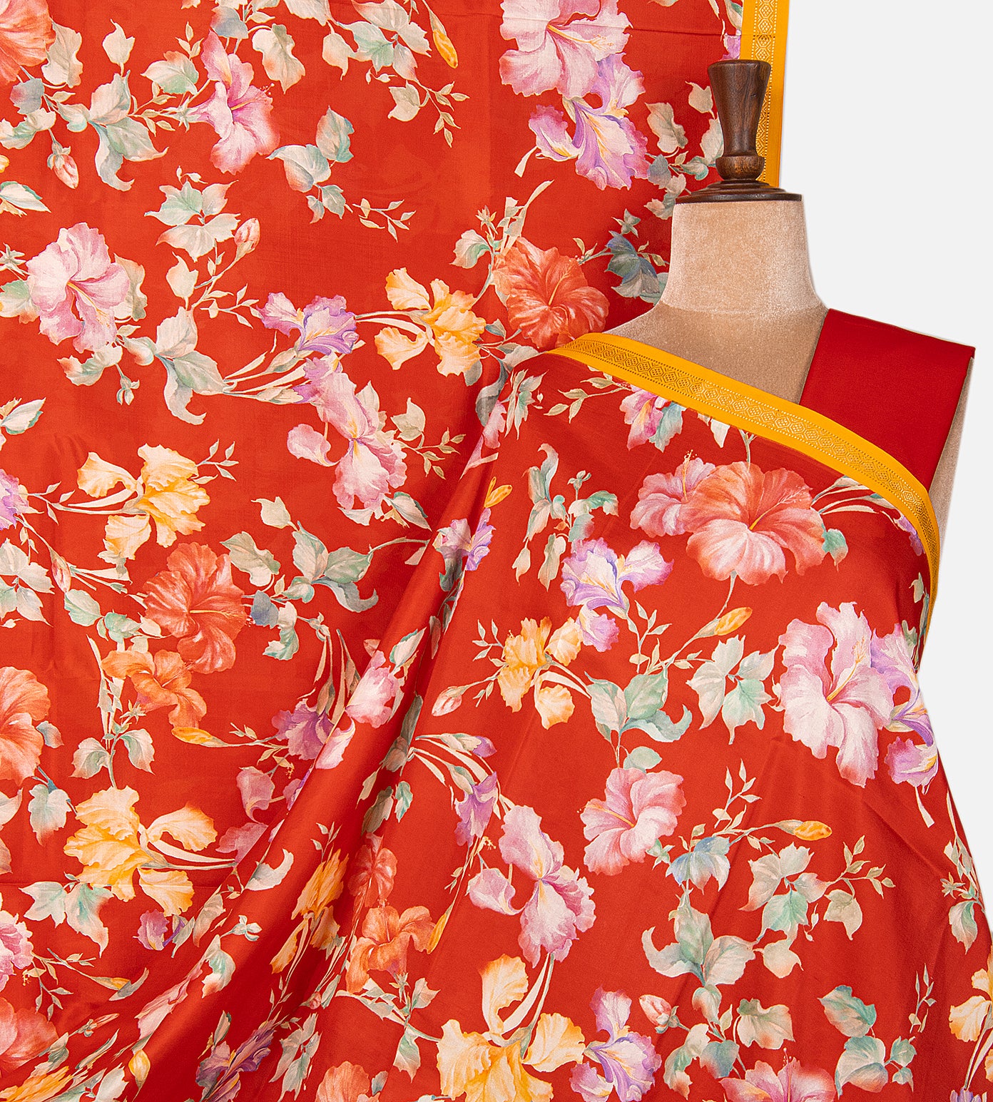 Red Soft Silk Saree