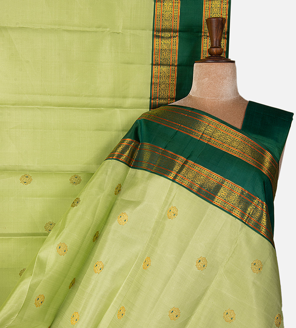 Green Kanchipuram Silk Saree