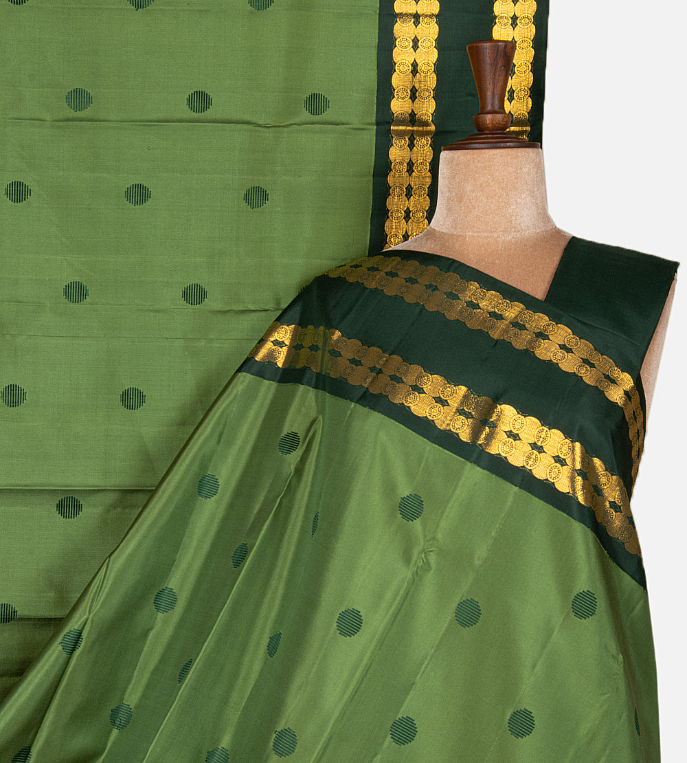 Green Kanchipuram Silk Saree