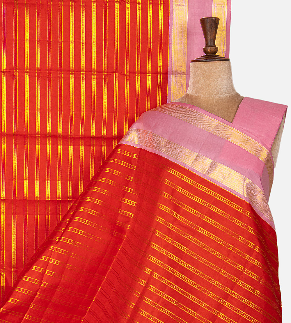 Red Kanchipuram Silk Saree