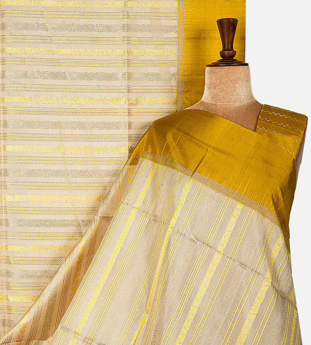 Light Beige Soft Silk Saree