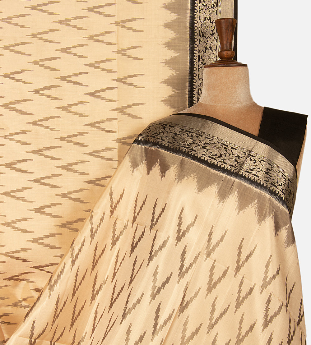 Light Beige Soft Silk Saree