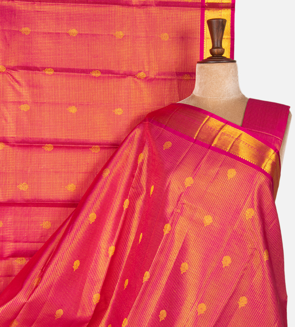 Pink Kanchipuram Silk Saree