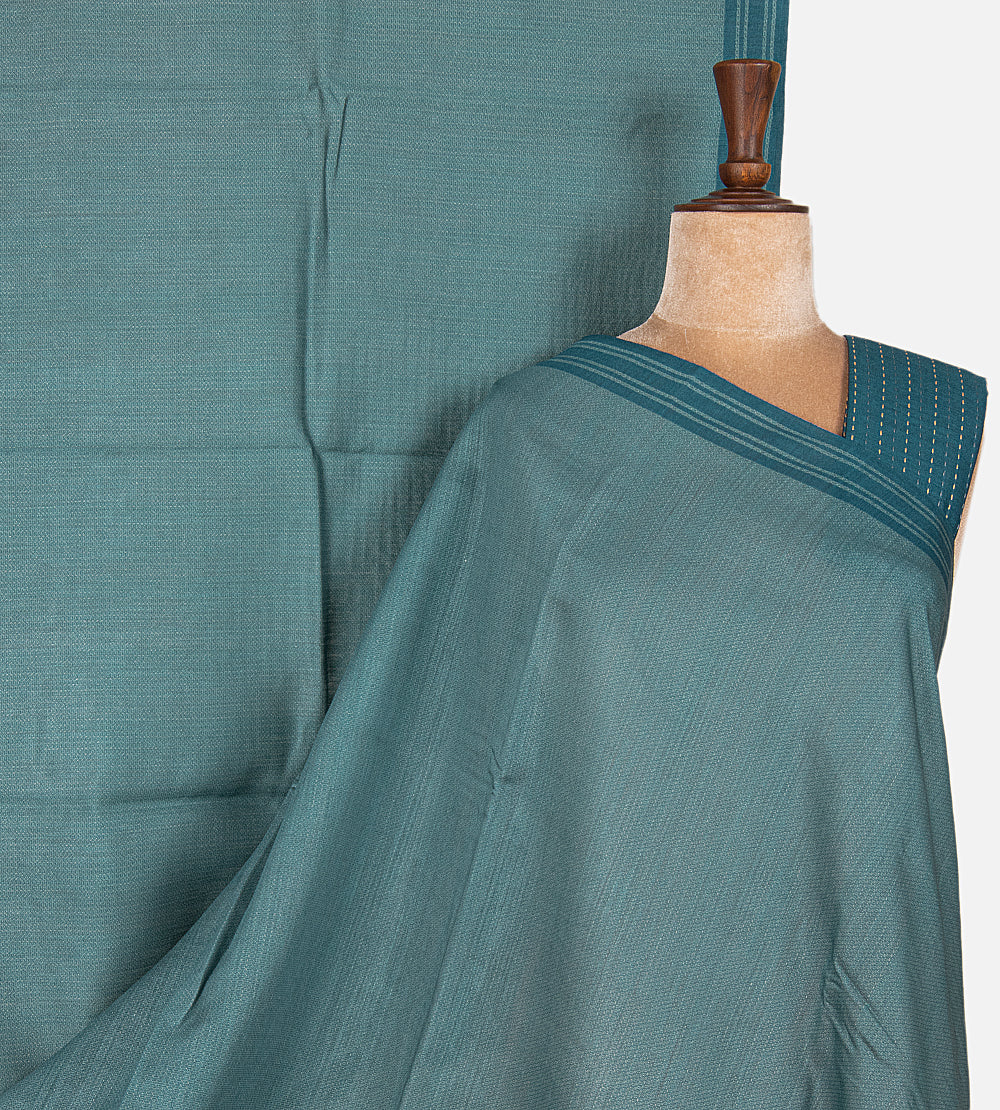 Blue Moonga Tussar Saree