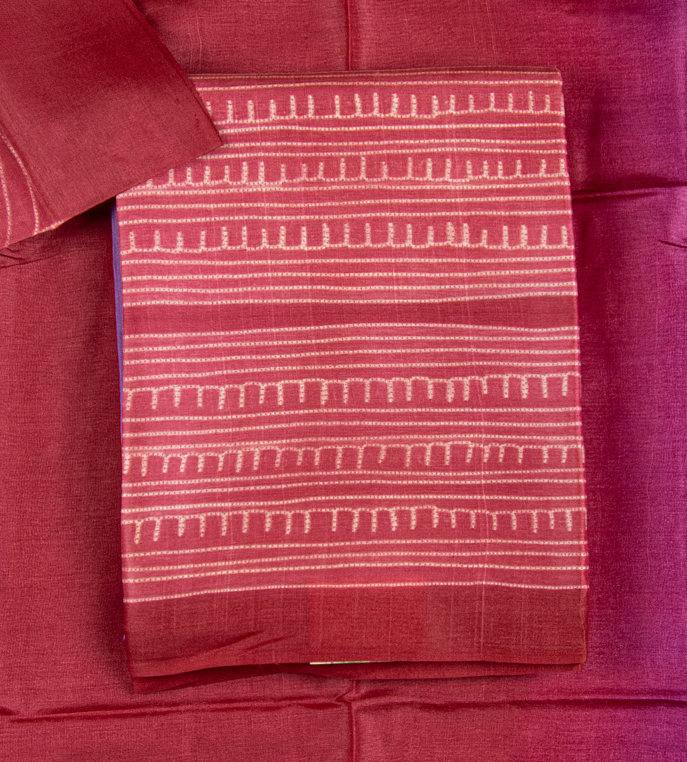 Pink Shibori Tussar Salwar