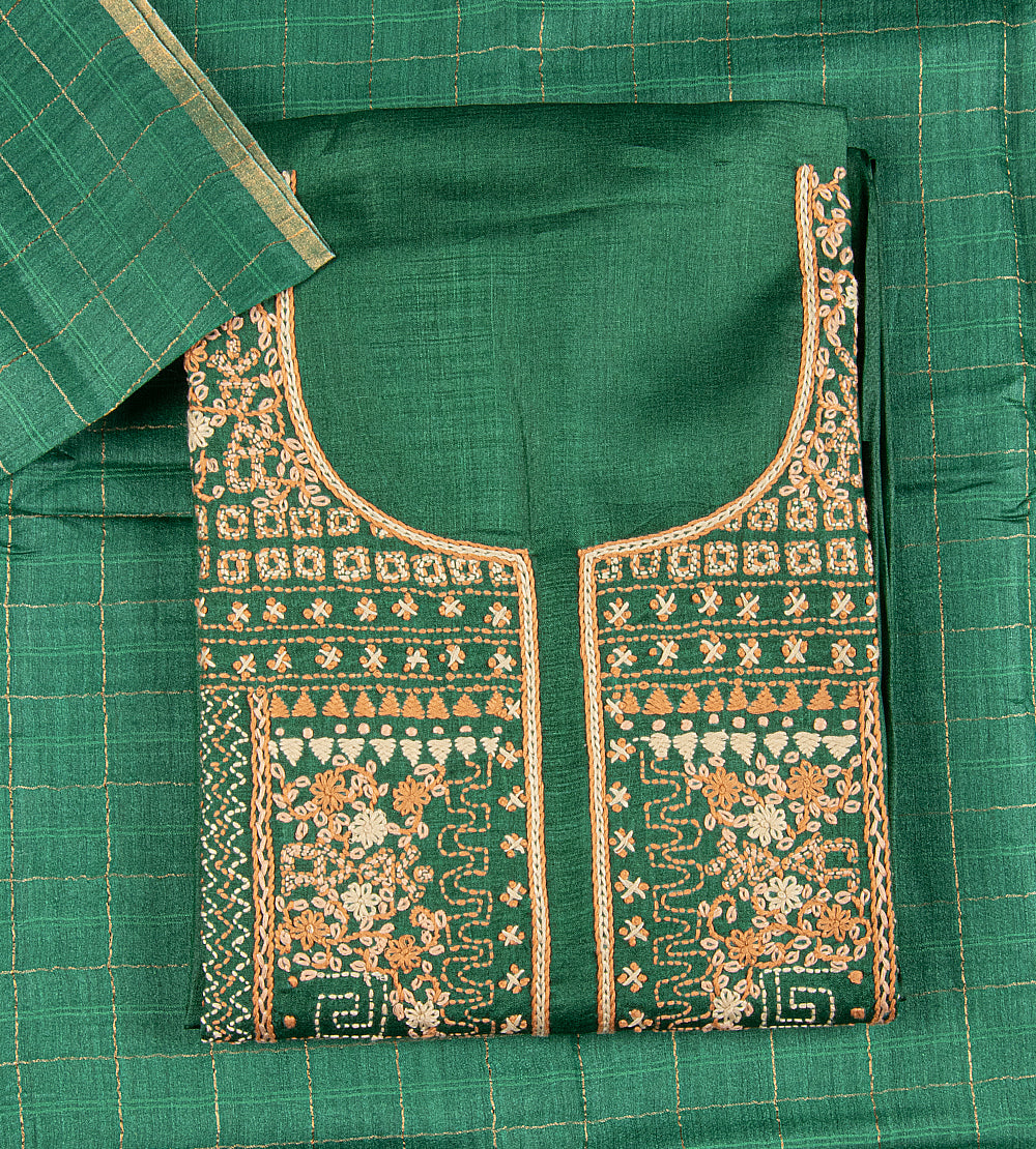 Green Tussar Salwar