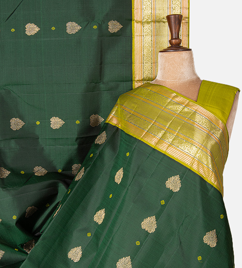 Green Kanchipuram Silk Saree