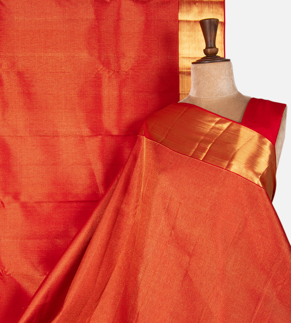 Red Kanchipuram Silk Saree