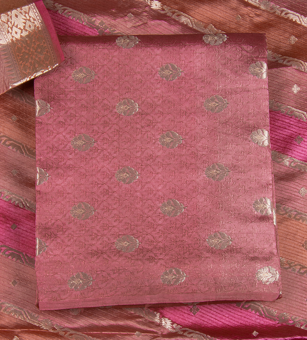 Pink Chaniya Silk Salwar