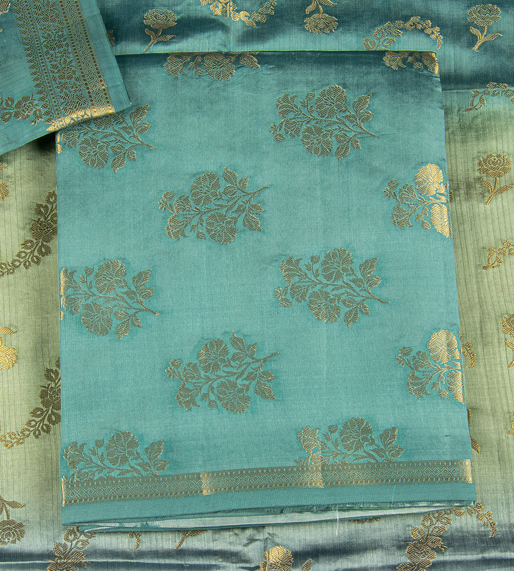 Blue Chaniya Silk Salwar
