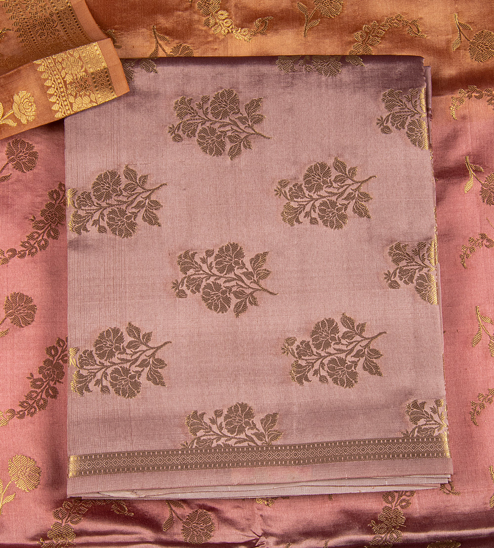 Mauve Chaniya Silk Salwar