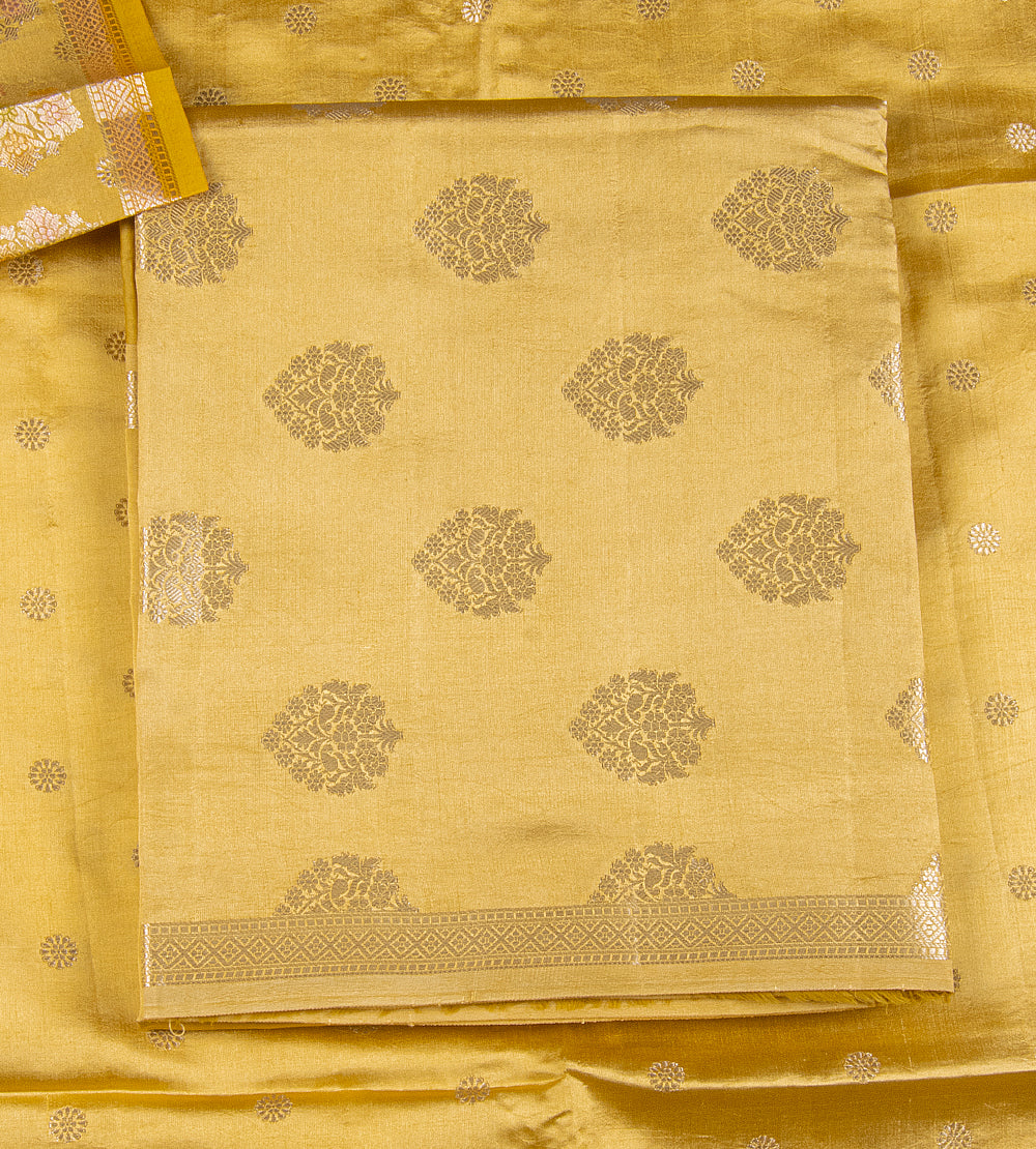 Yellow Chaniya Silk Salwar