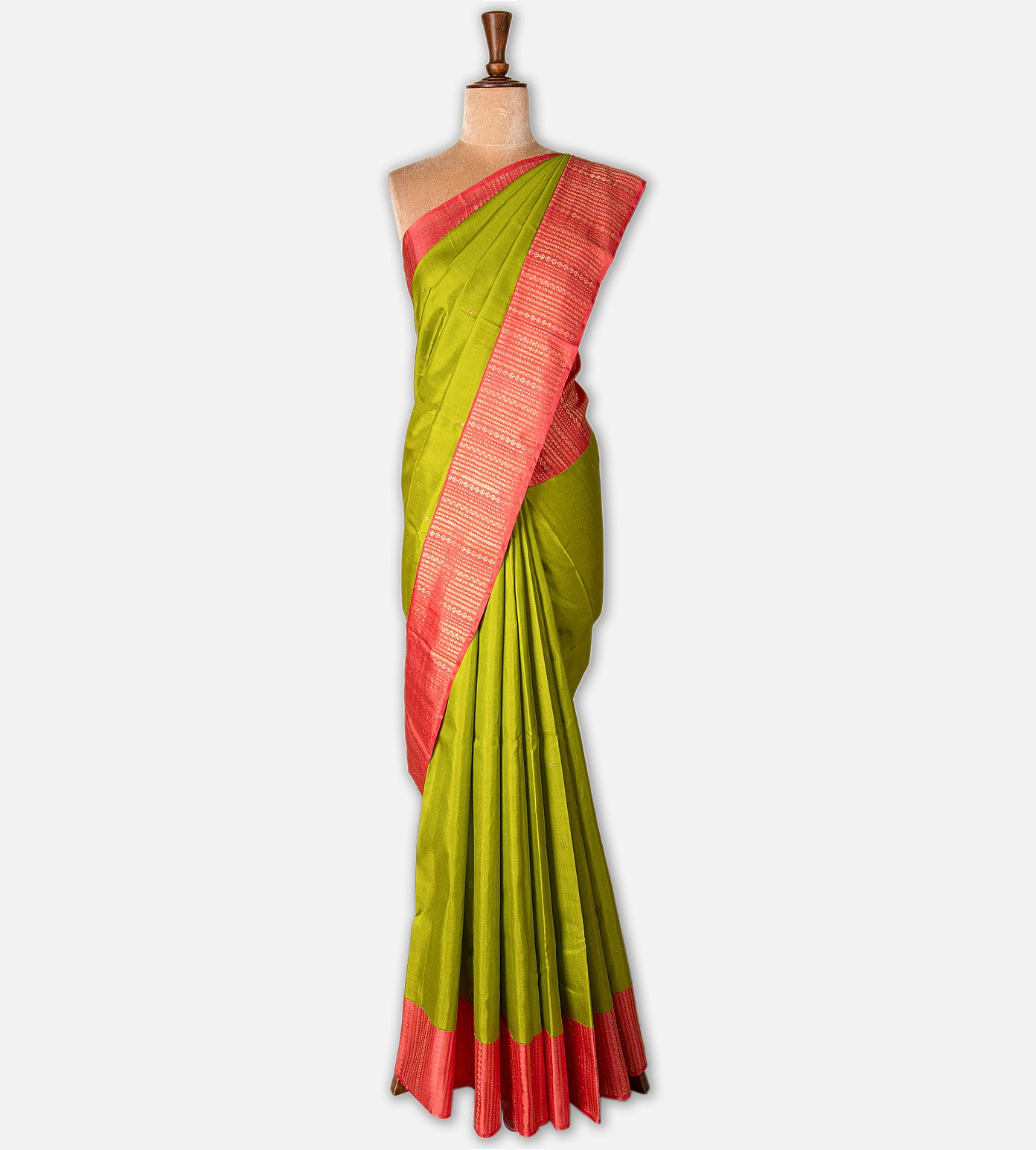 Light Green Kanchipuram Silk Saree