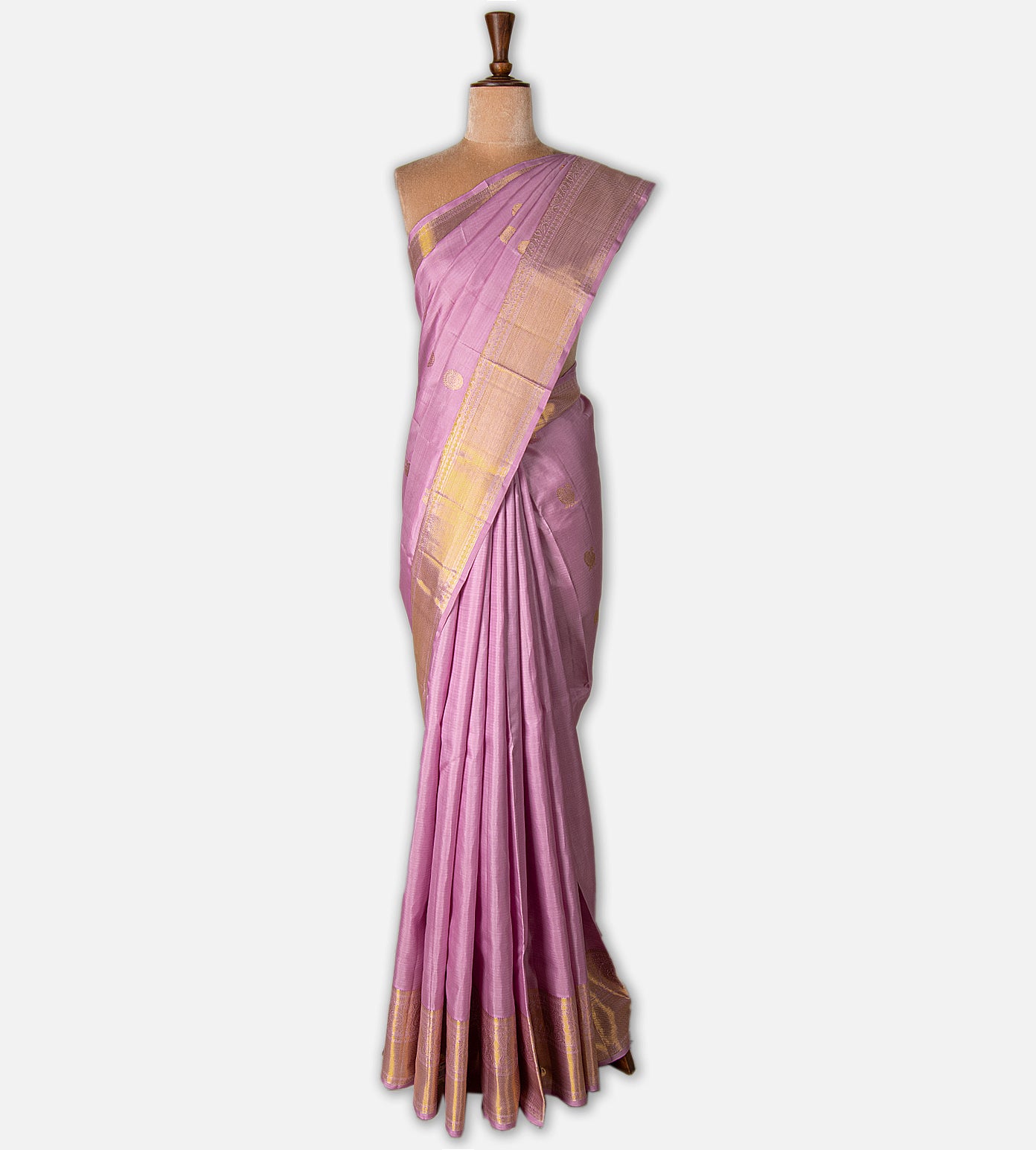 Light Pink Kanchipuram Silk Saree