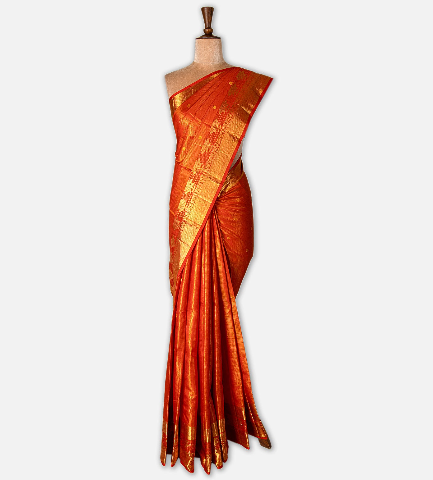 Red Kanchipuram Silk Saree