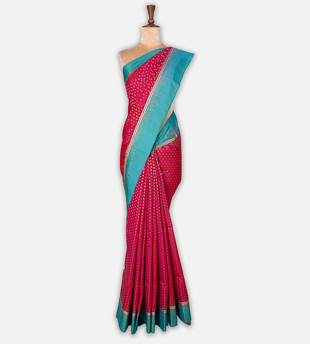 Pink Soft Silk Saree