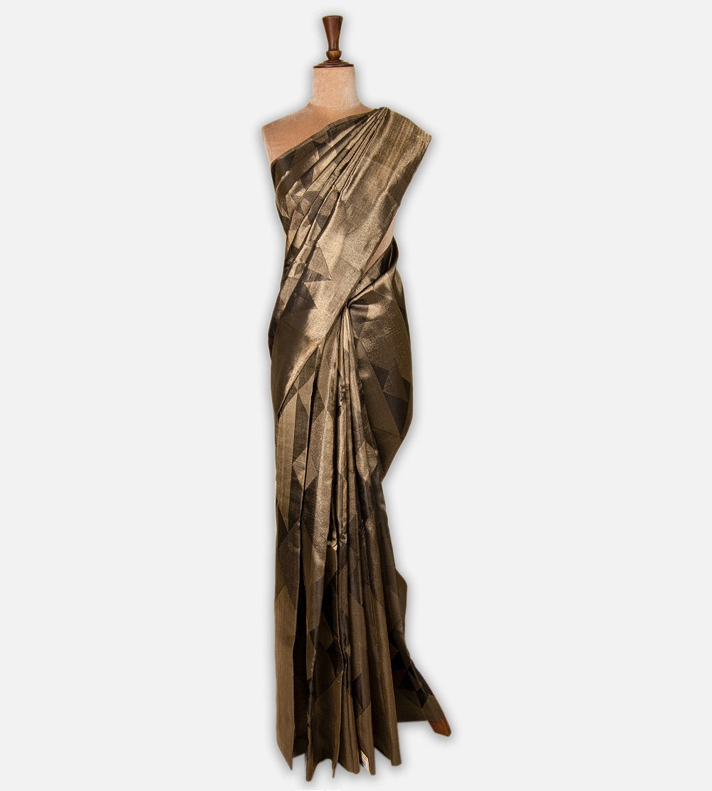 Black Kanchipuram Silk Saree