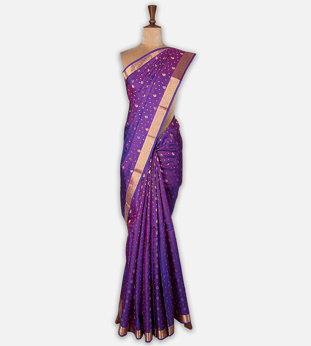 Purple Soft Silk Saree