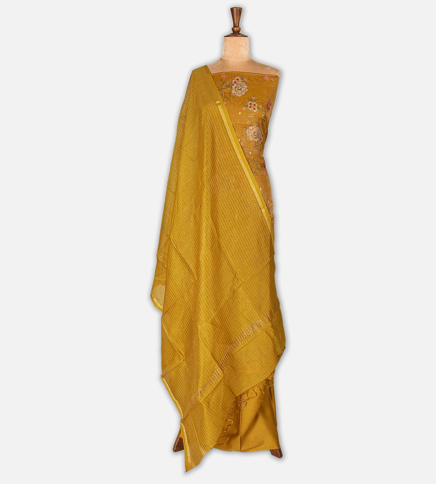 Yellow Tussar Salwar