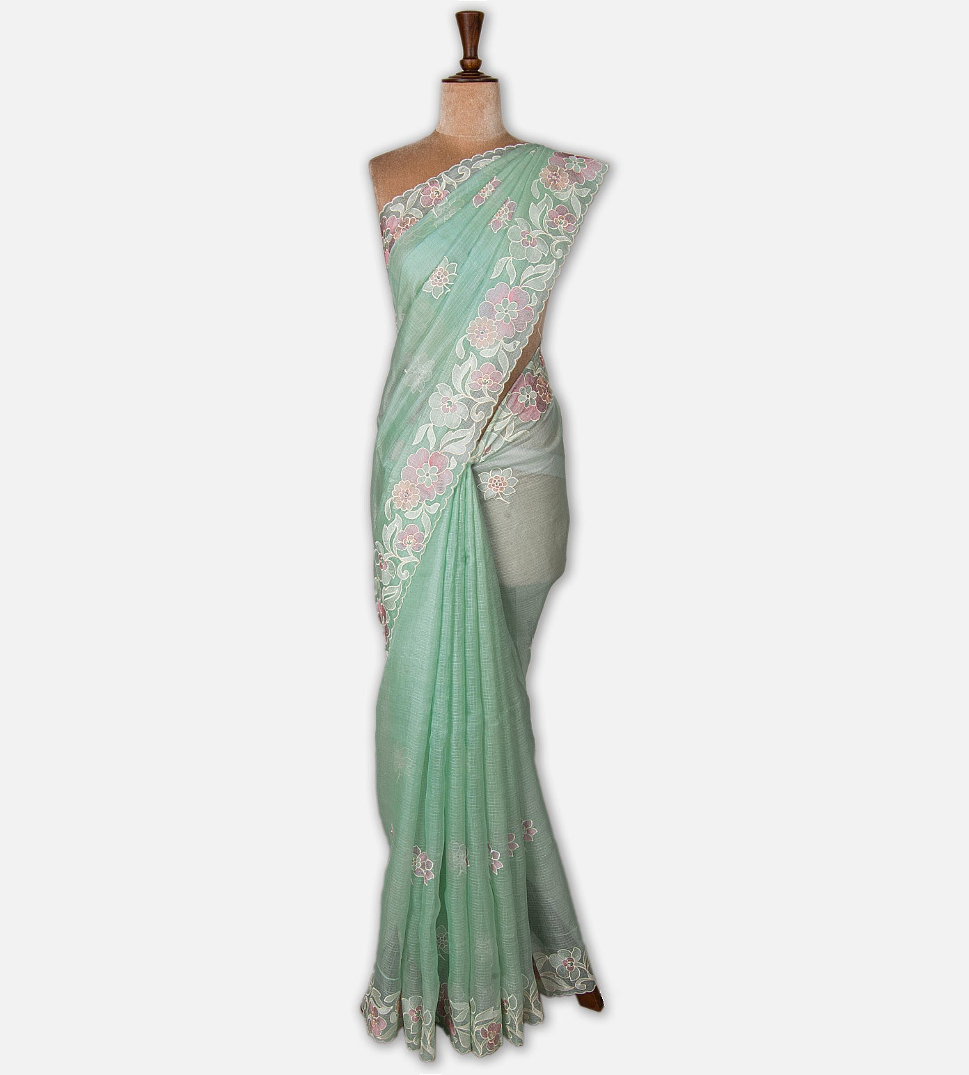 Blue Kota Silk Saree