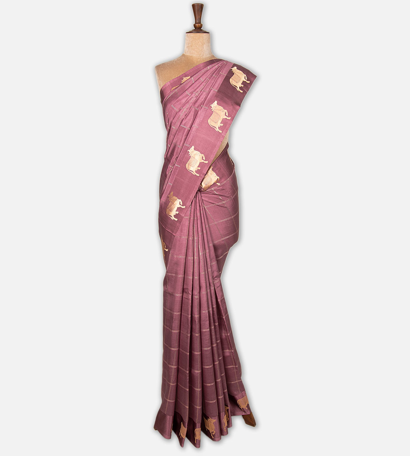 Pink Banarasi Kattan Silk Saree