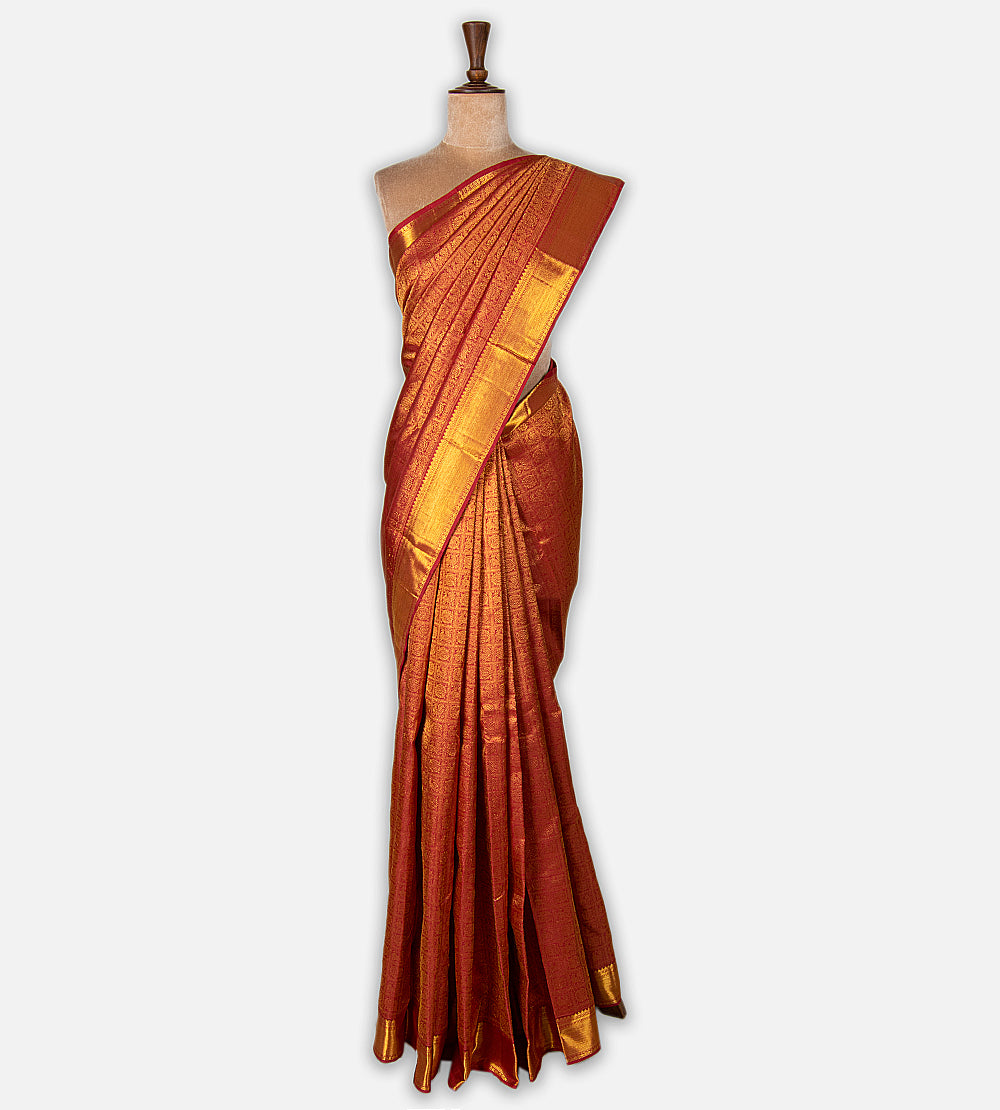 Red Kanchipuram Silk Saree