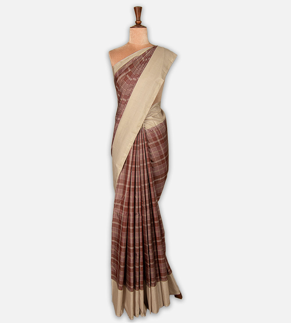 Multicolour Kanchipuram Silk Saree