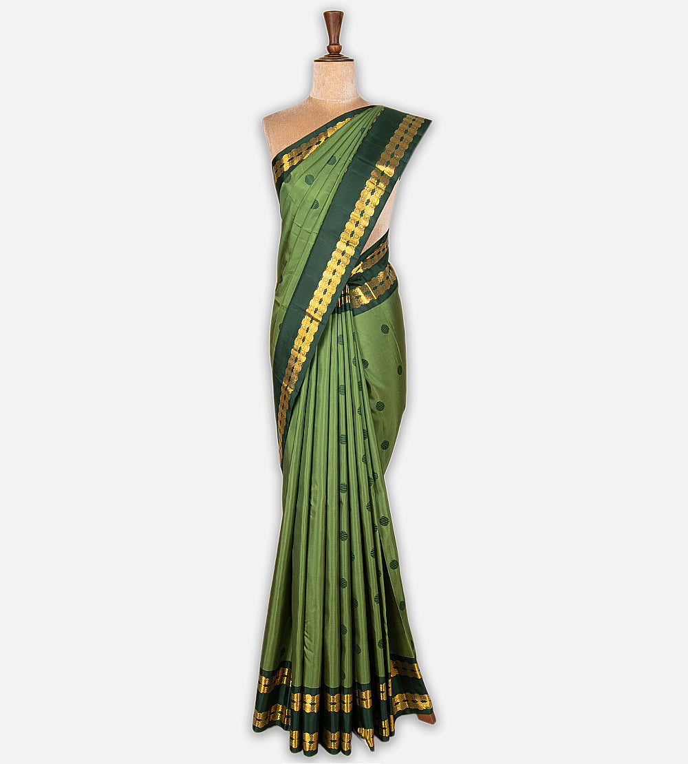 Green Kanchipuram Silk Saree