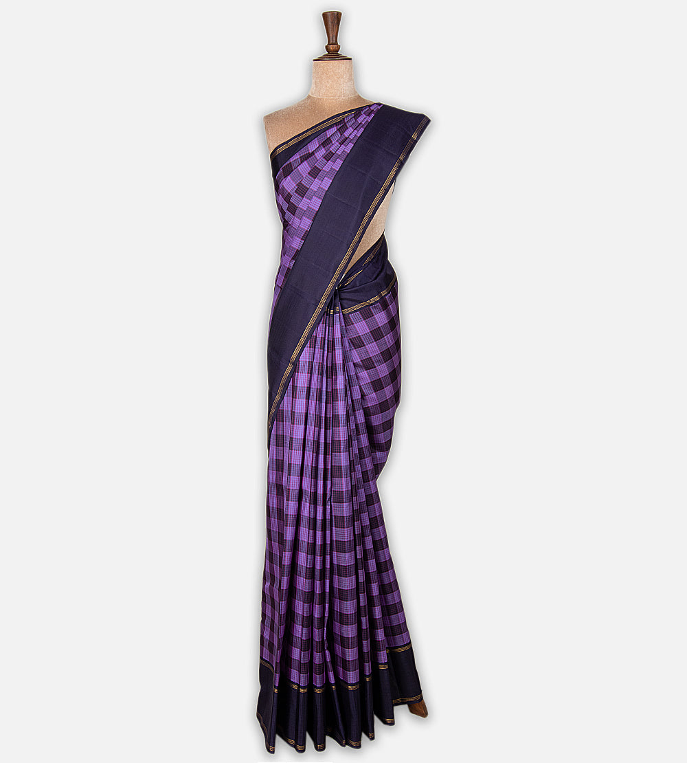 Multicolour Kanchipuram Silk Saree