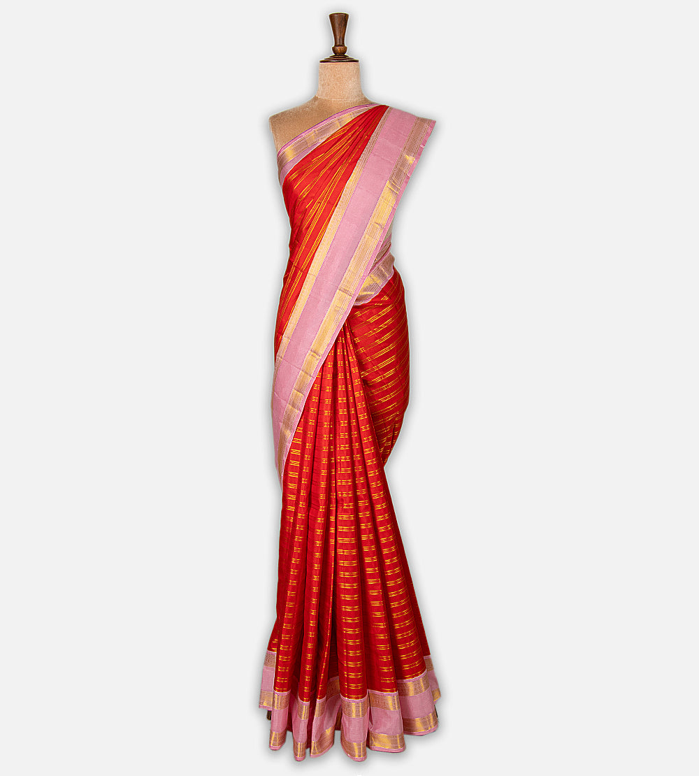 Red Kanchipuram Silk Saree