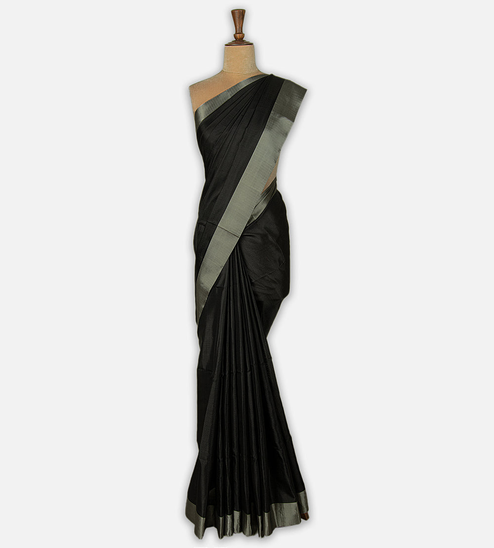 Black Soft Silk Saree