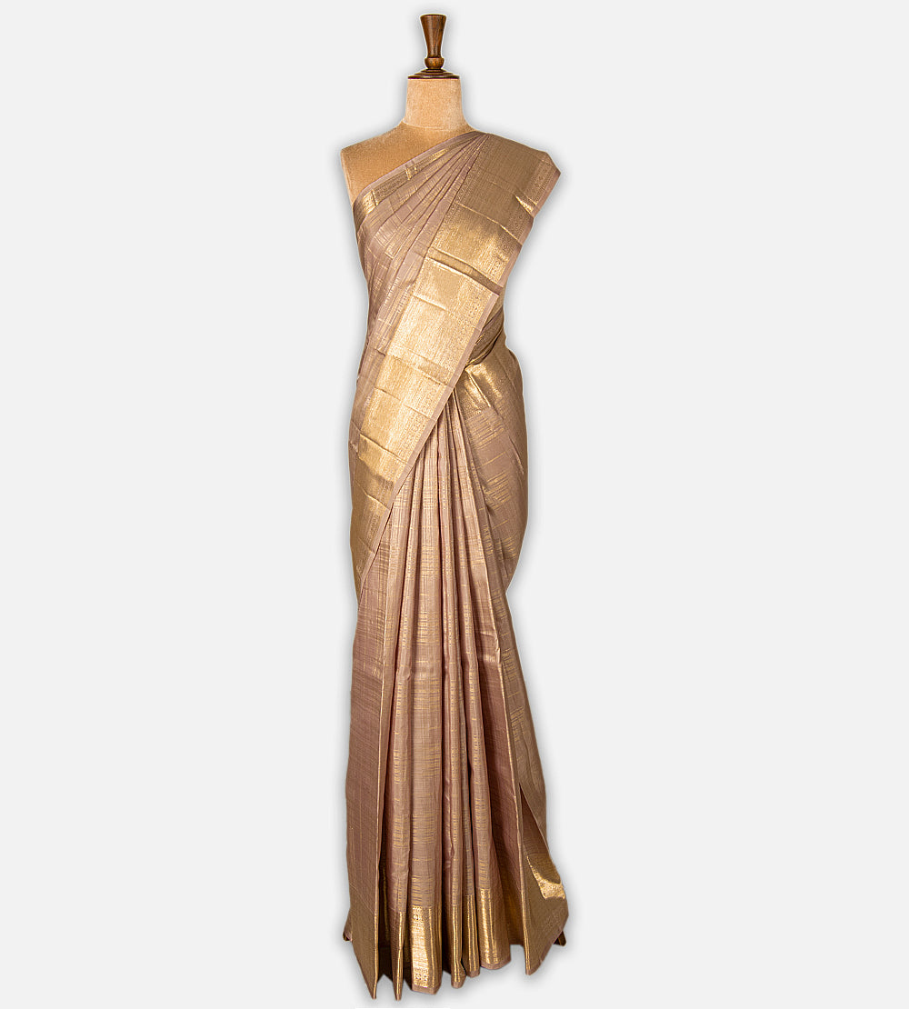 Mauve Kanchipuram Silk Saree