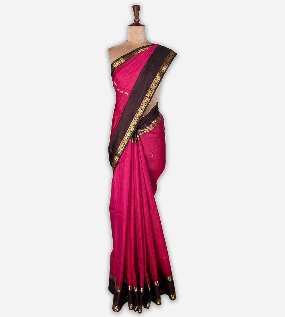 Pink Soft Silk Saree