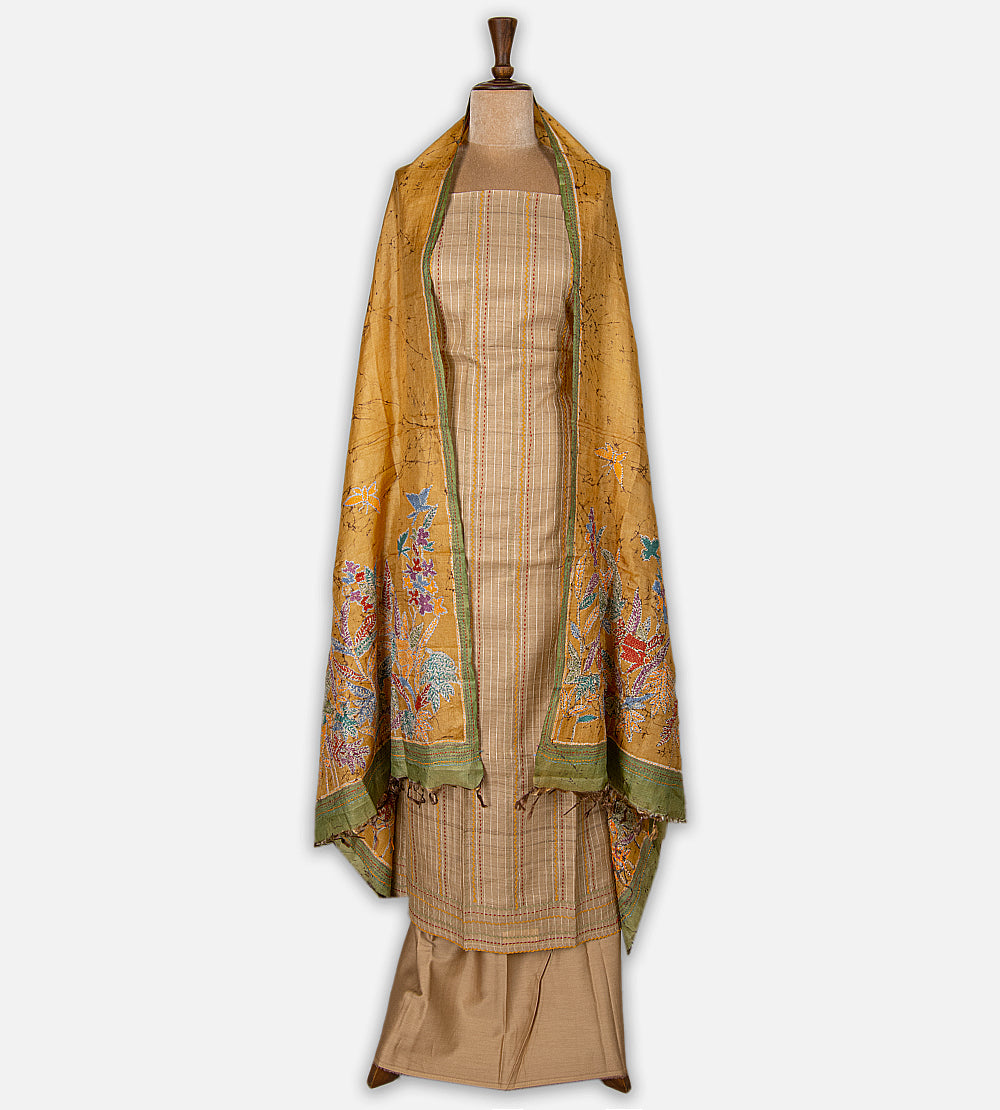 Light Beige Tussar Salwar