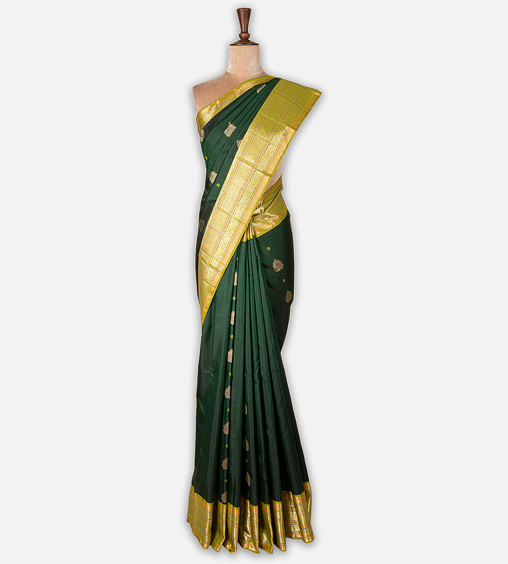 Green Kanchipuram Silk Saree
