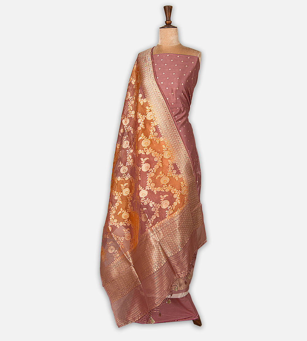 Pink Chaniya Silk Salwar