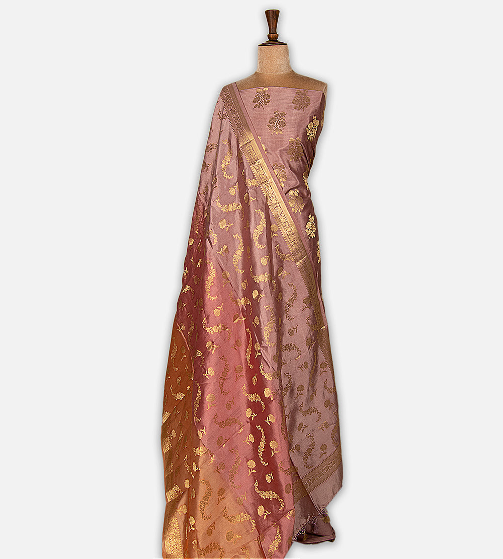 Mauve Chaniya Silk Salwar