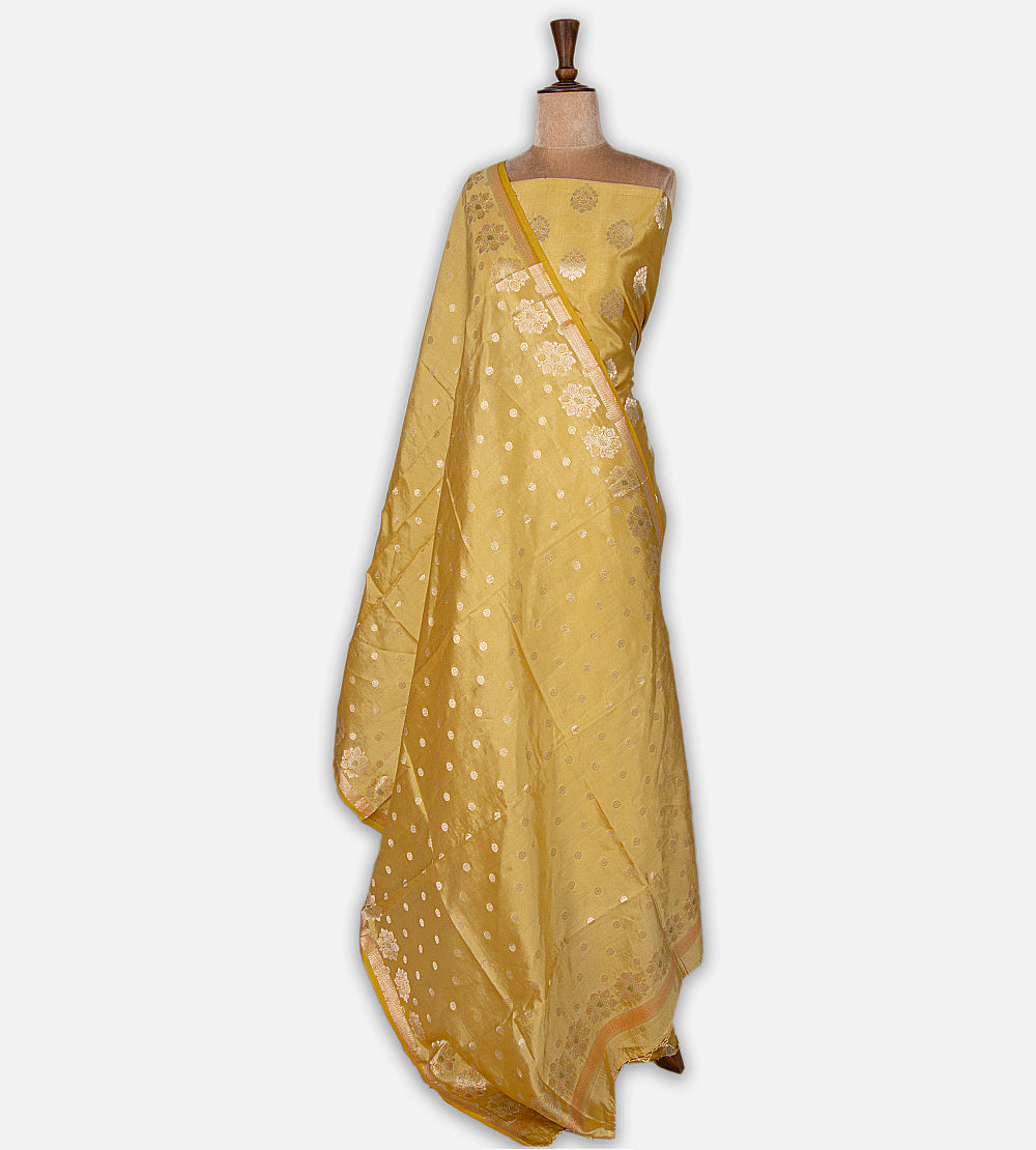 Yellow Chaniya Silk Salwar
