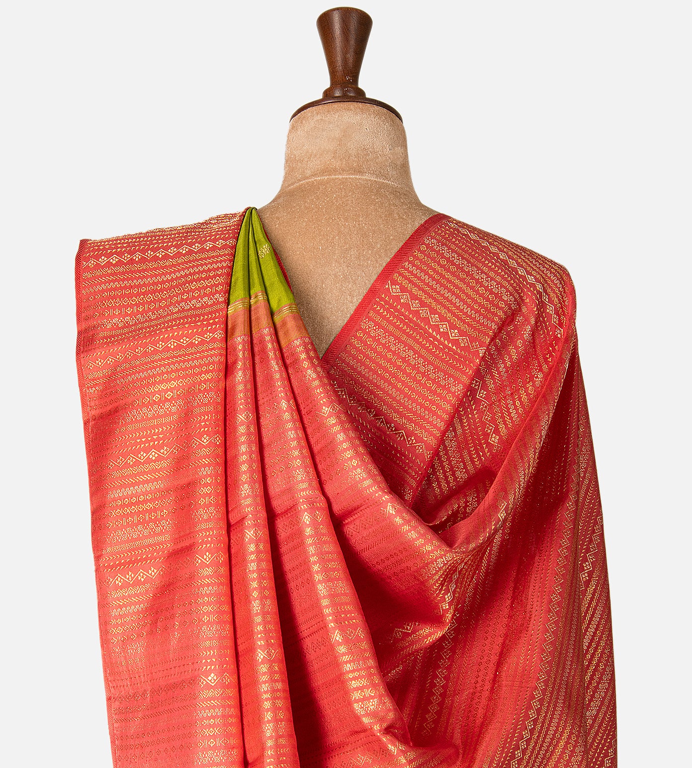 Light Green Kanchipuram Silk Saree