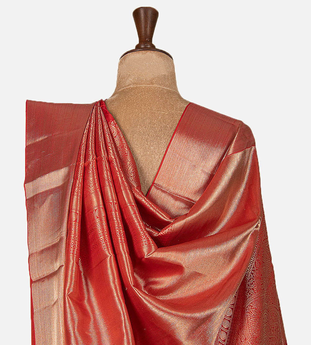 Red Kanchipuram Silk Saree